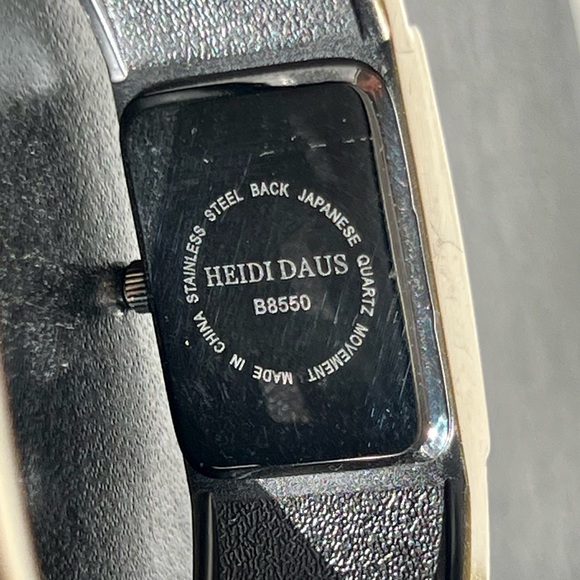 Heidi Daus Shimmering Pastel Swarovski Crystal Watch - Picture 6 of 11